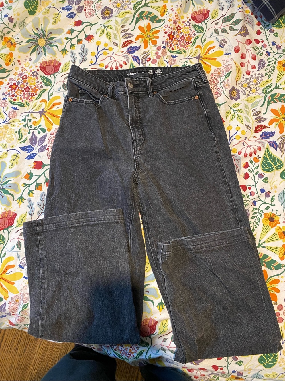 Old Navy Women's Jeans - Extra High Rise Sky-Hi Wide Leg